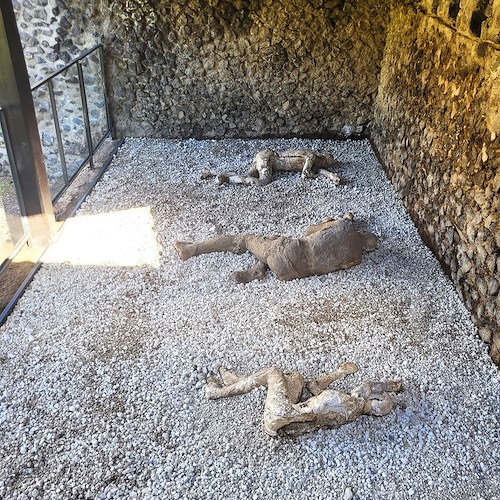 Pompei, i calchi delle vittime dell'eruzione di nuovo fruibili dopo il restauro