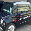 Anche in Costiera Amalfitana arriva la Fiat Topolino dei Carabinieri