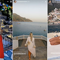 Asia Valente torna in Costiera Amalfitana per promuovere le bellezze di Atrani, Amalfi e Positano