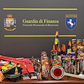 Benevento, maxi sequestro della Guardia di Finanza: 40mila articoli non sicuri e 11 chili di fuochi pirotecnici