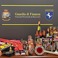 Benevento, sequestrati 40mila articoli non conformi e 11 chili di fuochi pirotecnici 