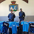 Blitz della finanza: sequestrati oltre 20.000 articoli con falso marchio SSC Napoli