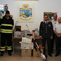 Caserta: Guardia di Finanza devolve alla Protezione Civile attrezzatura per giardinaggio oggetto di furto