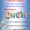 Cava de' Tirreni: domani l'iniziativa "Aspettiamo il Carnevale"