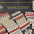 Contrabbando di sigarette: sequestrati 8,7 kg di tabacco e multa da oltre 43mila euro a Benevento