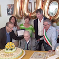 Doppia festa a Massa Lubrense, Giovanni Esposito festeggia i 100 anni e l'onomastico