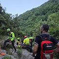 Escursionista ferito nella Valle delle Ferriere: recuperato dal Soccorso Alpino con l’elisoccorso