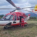 Fiat Puma cade in un burrone a Montena di Giovi: l'uomo alla guida trasportato in ospedale in codice rosso 