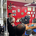 Il Generale La Gala in visita alle Stazioni Carabinieri di Maiori e Ravello 