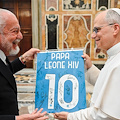 Il Napoli campione d'Italia in visita da Papa Leone XIV 