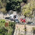 Incidente sulla Statale Amalfitana: moto contro la roccia, feriti due turisti