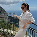 La conduttrice TV Barbara Pedrotti incantata da Capri: «Che spettacolo, ragazzi!»