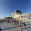 La nave da crociera Epic approda a Salerno: 70 scali in programma al Terminal Zaha Hadid