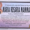 Maiori, si è spenta la signora Maria Rosaria Mammato