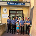 Martina, il girasole e l’abbraccio all’Arma: “Grazie per quello che fate”