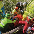 Operaio ferito durante lavori boschivi a Montella: intervento congiunto di 118, CNSAS ed elisoccorso