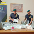 Poggiomarino-Scafati: sequestrati oltre 23 chili di droga occultati in sacchi di plastica e trolley 