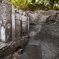 Pompei, un rilievo funebre da una tomba monumentale presso la Necropoli di Porta Sarno