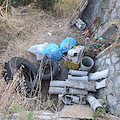Statale Amalfitana: discarica a cielo aperto in località Tordigliano 