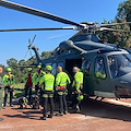Vico Equense, esercitazione congiunta tra Soccorso Alpino e Speleologico della Campania e Aeronautica Militare