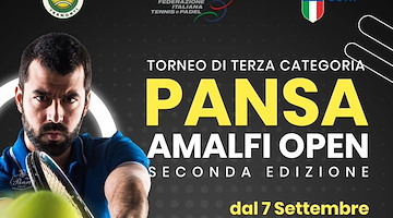 Al via la seconda edizione del PANSA Amalfi Open: tennis protagonista a Tramonti
