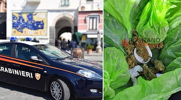Amalfi, denunciato 30enne: nascondeva 28 grammi di marijuana nel marsupio 