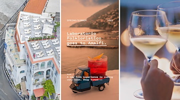 Amalfi, il Laboratorio Folkloristico arriva sulla terrazza dell'Hotel Marina Riviera: cocktail d'autore con vista sulla Divina