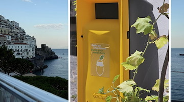 Amalfi, installati i Lemon Bins per migliorare la differenziata e combattere l'abbandono dei rifiuti in strada