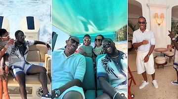 Amalfi, le star internazionali Kevin Hart e Ludacris in vacanza al Borgo Santandrea