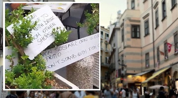 Amalfi, sequestrati i cartelli che vietavano la sosta con cuoppi e bibite acquistati altrove