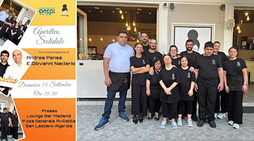 “Aperitivo Solidale” al Lounge Bar Madame con i ragazzi speciali in compagnia di Andrea Pansa e Giovanni Naclerio