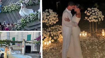 Benjamin Pavard e Kleofina Pnishi sposi a Cava de’ Tirreni, poi il ricevimento in Costiera Amalfitana