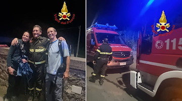 Cala il buio e non riescono a trovare la via del ritorno: coppia di escursionisti soccorsa a Maiori 
