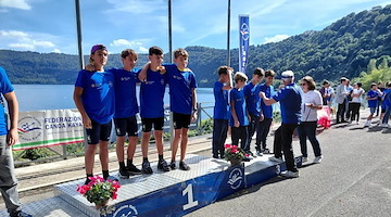 Canoa, trionfo a Castelgandolfo per l'I.C. "Lucantonio Porzio" di Positano e Praiano: il plauso della dirigente scolastica Astarita 