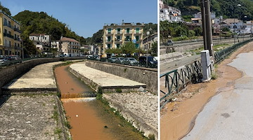 Collassa condotta adduttrice “Costiera Amalfitana” a Vietri sul mare, disagi anche in altri comuni