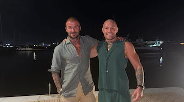 Dalla Costa d'Amalfi a Salerno: David Beckham e Conor McGregor insieme a Marina d'Arechi