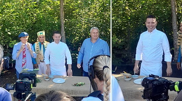 Dalla cucina del 'Caruso' di Ravello a Rai 1: Armando Aristarco a "La Volta Buona" con Luca Sardella