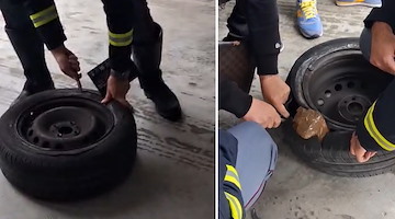 Droga nascosta nella ruota di scorta: arrestato 49enne ad Angri