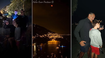 Eclissi totale di Luna: Positano con il naso all’insù con Fabio Fusco 