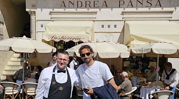 Gian Marco Ferrari in visita ad Amalfi: relax e dolci tipici per il difensore della Salernitana