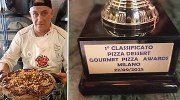 Gourmet Pizza Awards, Alfonso Ruggiero vince la categoria "dessert" con un ritorno alle origini maioresi