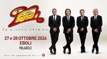 I Pooh tornano live per celebrare i 60 anni di carriera: doppia data al PalaSele di Eboli nel 2026