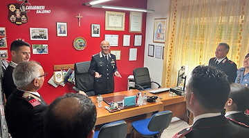 Il Generale La Gala in visita ai Carabinieri della Costiera Amalfitana: «Sicurezza, vicinanza alla comunità ed efficienza»