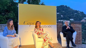 Il Ministro del Turismo Daniela Santanché inaugura “Capri d’Autore”, prima della tappa a Positano