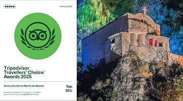 Il Santuario di Santa Maria del Bando tra le mete top nel mondo secondo TripAdvisor