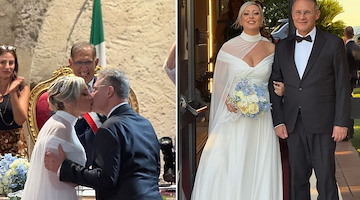 Il viceministro Edmondo Cirielli si è sposato con Maria Rosaria Campitiello