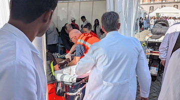 Infarto durante la Giornata della Salute a Napoli: uomo salvato dai sanitari 