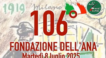 L’ANA festeggia 106 anni di storia e valori alpini