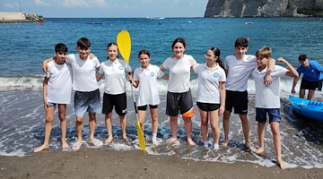 L’Istituto Comprensivo “L. Porzio” di Positano vola alla Finale Nazionale delle Competizioni Sportive Scolastiche di Canoa