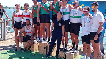 La Canottieri Partenio brilla alla Regata Regionale: due argenti e tante conferme tra vento e fatica